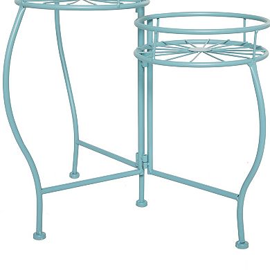 Stella & Eve Metal Indoor / Outdoor 3-Tier Plant Stand