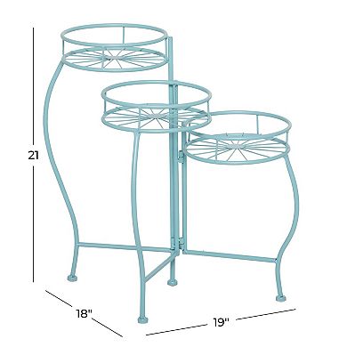 Stella & Eve Metal Indoor / Outdoor 3-Tier Plant Stand