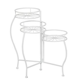 Stella & Eve Metal Indoor / Outdoor 3 tier Plant Stand