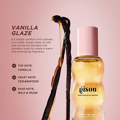 Mini Honey Infused Hair Perfume in Vanilla Glaze