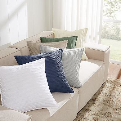 Cannon Heritage Cotton Waffle Decorative Pillow