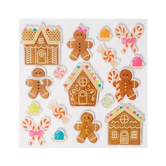 Pulsar Gingerbread Gel Window Clings