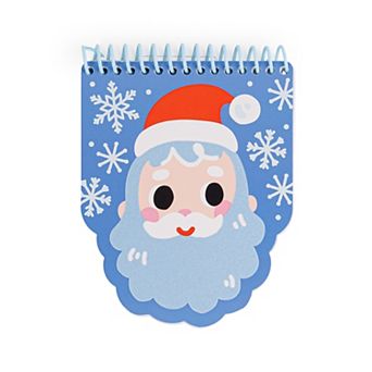 Pulsar Flocked Santa Die-Cut Novelty Journal
