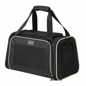 Petsfit Airline Approved Cat Carrier Escape Proof 3 Way Entry Washable Mat For Cats Up To 12 Lb