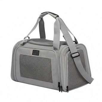 Petsfit Airline Approved Cat Carrier Escape Proof 3 Way Entry Washable Mat For Cats Up To 12 Lb