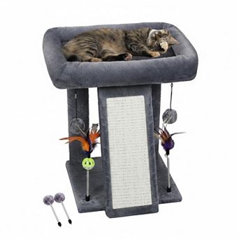 Nicate Cat Tree Tower Activity Centre Climbing Board Playful Balls Multifunctional Cozy Platform
