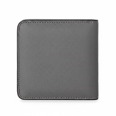 KAUFLY Women's RFID Leather Bifold Wallet, Slim Compact Purse w/ ID Window