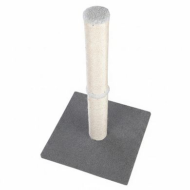 Nicate Cat Carpet Tall Sisal Scratch Pole: Stable Heavy Base, Plush Ball, Easy Assemble