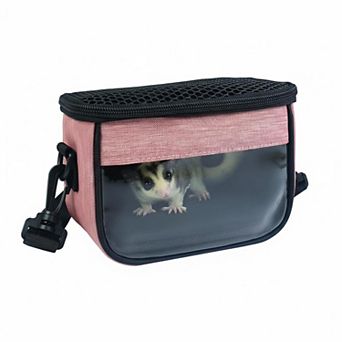 Petsfit Small Pet Carrier Bag: Single Shoulder Breathable Detachable for Hamsters Sugar Gliders