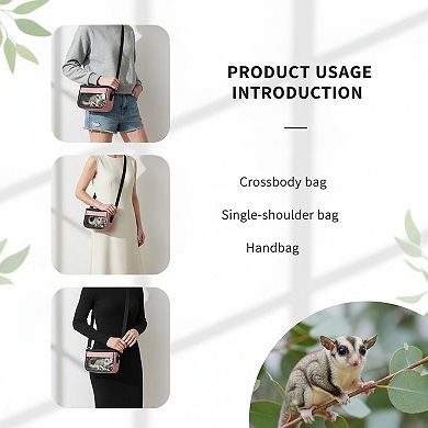 Petsfit Small Pet Carrier Bag: Single Shoulder Breathable Detachable for Hamsters Sugar Gliders