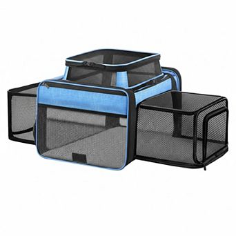 Petsfit TSA Airline Approved Expandable Soft Pet Carrier w/ Self-Locking Zippers Breathable Mesh