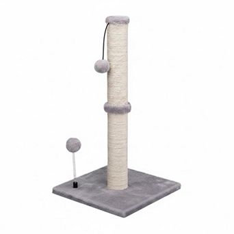 Nicate Cat Scratcher Sisal Scratch Posts With Hanging Ball For Small Cats
