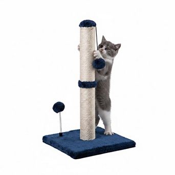 Nicate Cat Scratcher Sisal Scratch Posts With Hanging Ball For Small Cats
