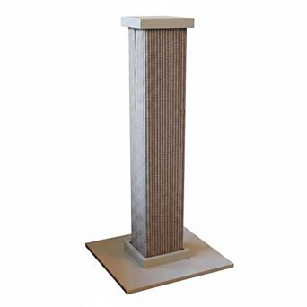 Nicate Ultimate Cat Scratching Post 32 in Tall Sturdy 16x16 Base Woven Sisal Easy Assembly