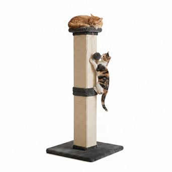 Nicate 22'' Cat Scratching Post Extra Wide Base Sisal Fabric Kitten Furniture Protection Cute Design