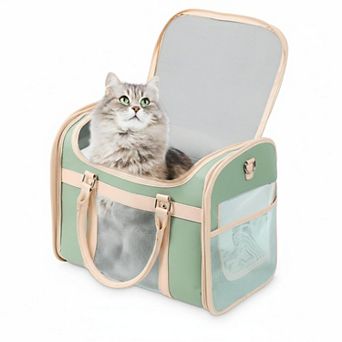 Petsfit Pet Carrier Backpack Airline Approved TSA Waterproof 360° Ventilated for Cats Small Dogs