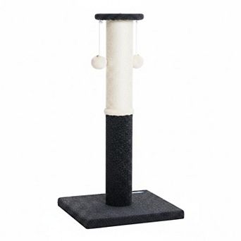 Nicate 34-inch Tall Cat Scratcher Sisal Carpet Sturdy Interactive Hanging Ball