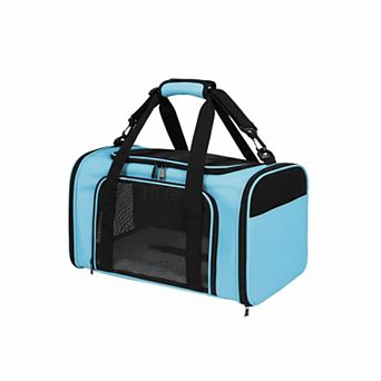 Petsfit Soft-sided Pet Carrier Airline Approved for Small Cats Dogs Under 15lbs