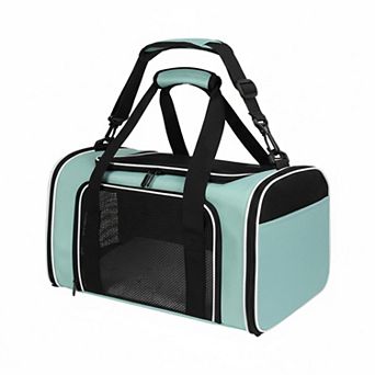 Petsfit Soft-sided Pet Carrier Airline Approved for Small Cats Dogs Under 15lbs