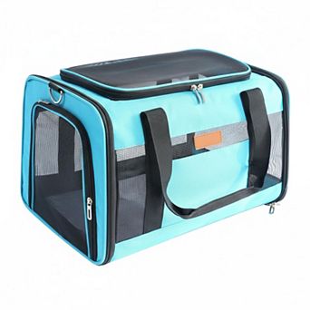Petsfit Soft-sided Pet Carrier Airline Approved Collapsible Lightweight Waterproof Mesh