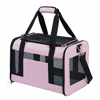 Petsfit Soft-sided Pet Carrier Airline Approved Collapsible Lightweight Waterproof Mesh
