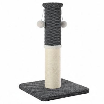 Nicate Tall Cat Scratcher Heavy Duty Sisal Posts Hanging Balls Sturdy Base Indoor Cats