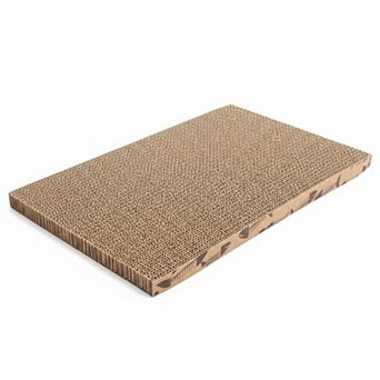 Nicate Cat Scratcher Cardboard Double Sided Recyclable Corrugated Paper for Indoor Cats