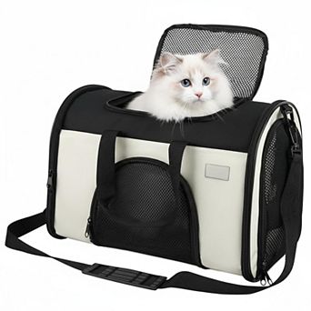 Petsfit TSA Approved Soft Pet Carrier Backpack for Small-Medium Cats/Puppies 15 Lbs