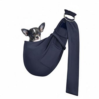 Petsfit Dog Cat Sling Carrier Hands Free Reversible Soft Pouch Tote Breathable Cotton Outdoor