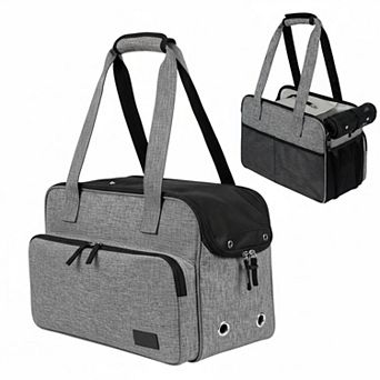 Petsfit Small Dog Purse Carrier Soft-sided Pet Tote Portable Travel Airline Approved