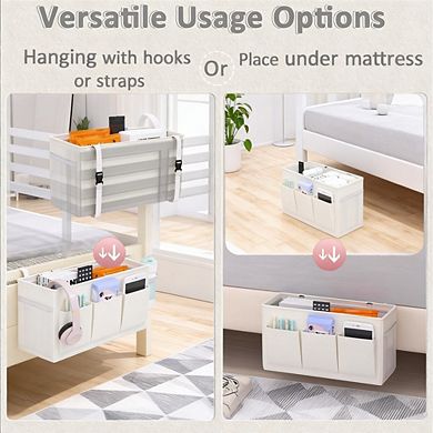 Splendid Frame Bed Caddy with 6 Pockets