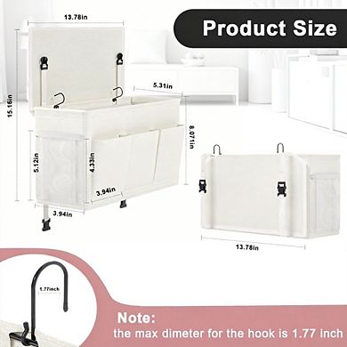Splendid Frame Bed Caddy with 6 Pockets