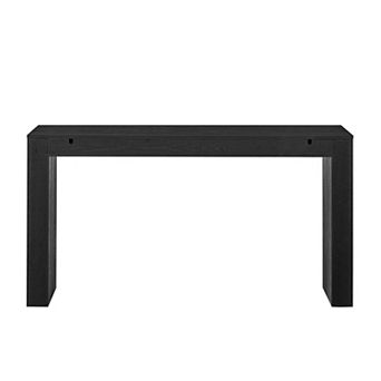 Merax 60" Modern Farmhouse Console Table with 2 Concealed Drawers
