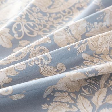 100% Cotton Floral Pattern Cover Set, Soft 3-Piece Bedding Set with 1 Duvet Cover & 2 Pillow Shams