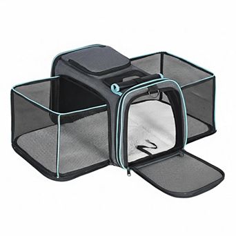 Petsfit Expandable Pet Carrier Airline Approved Soft Breathable Collapsible Small Pets