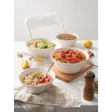 32 OZ Large Soup Bowls Set of 4 -Ceramic Bowls for Kitchen, Deep Bowls for Salad, Pasta,Fruits,Ramen