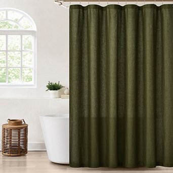 Brooklyn Loom Linen Shower Curtain