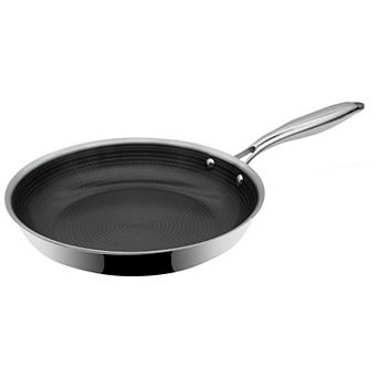 BE-LIVING Circlad Series 10 in Stainless Steel Frying Pan