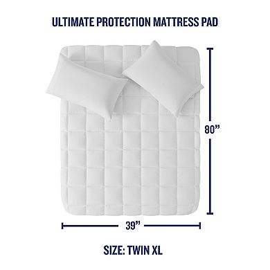 Champion® Ultimate Protection Waterproof Quilted Mattress Pad