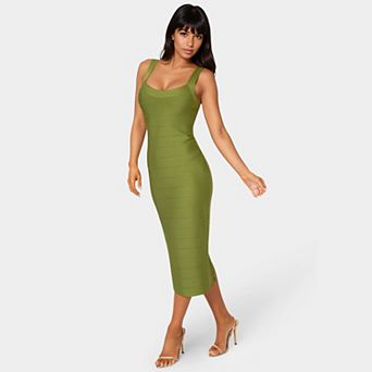 Women's bebe Bandage Mini Tank Dress