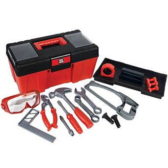 Red Box Toy Tool Tech Toolbox 18 pc Toy Accessories Construction Playset