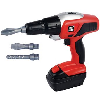 Red Box Toy Tool Tech Toy Power Drill & Worklight Set with Lights & Sounds