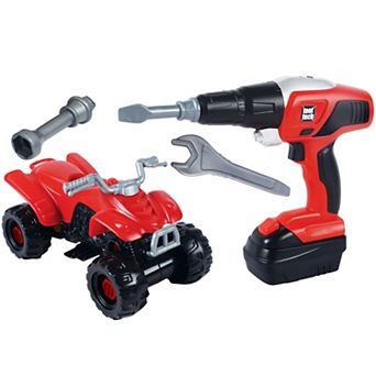 Red Box Toy Tool Tech Take Apart ATV & Power Drill Mechanic Assembly Roleplay Set