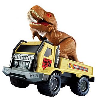 Red Box Toy Pre-Historic Times T-REX Transporter Light & Sounds Children's Play Truck