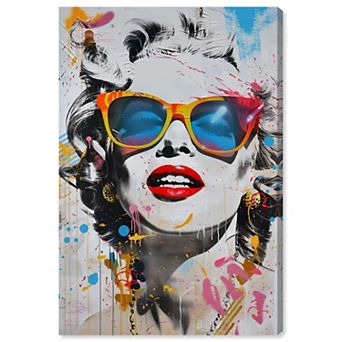 Art Remedy Bright Graffiti Star Abstract Canvas Wall Art