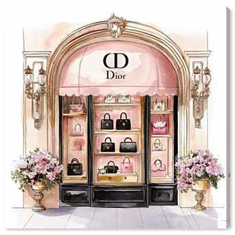 Art Remedy Classy Purse Store Front Fashion Canvas Wall Art