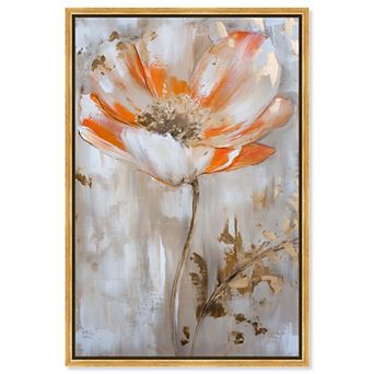 Art Remedy Ochre Whisper Canvas Print Wall Art
