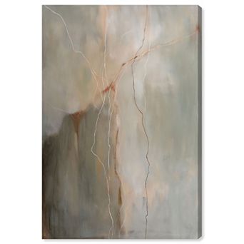 Art Remedy Fiery Traces IV Abstract Canvas Wall Art