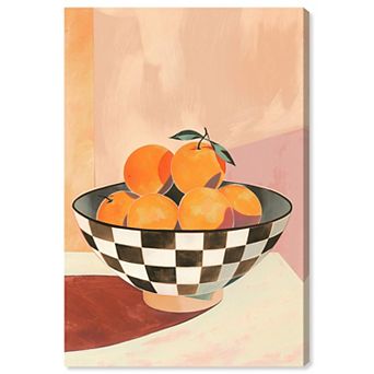Art Remedy Orange Glow Food & Beverages Canvas Wall Art