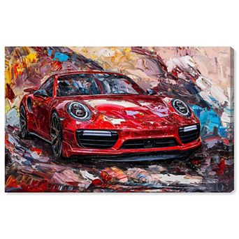 Art Remedy Porsche Pulse Transportation Canvas Wall Art